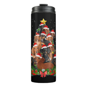 Dachshund Christmas - Cute Dog Lovers Thermosbecher