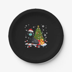 Dachshund Christmas Tree Funny Dog Pappteller