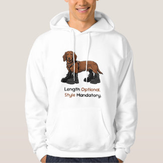 Dachshund Chunky Boots Lustiges Hundegeschenk-Shir Hoodie