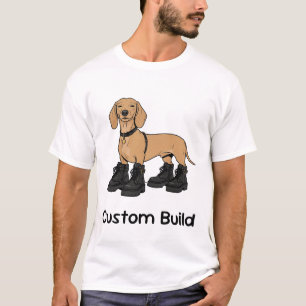 Dachshund Chunky Boots Lustiges Hundegeschenk-Shir T-Shirt