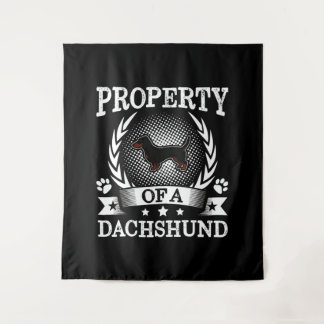 Dachshund Cute Dog Wandteppich