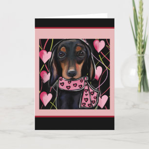 Dachshund dankeskarte