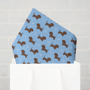 Dachshund-Dekupage-Papier, Wiener Hund Seidenpapier