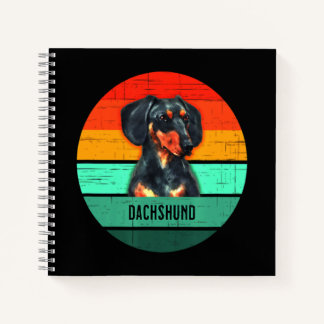 Dachshund Devo Männer Frauen Kinder Notizbuch