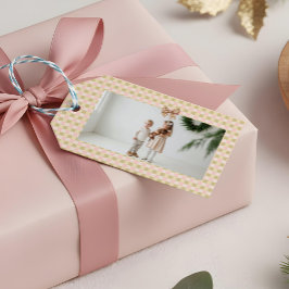 Dachshund Dog Christmas Checkered Sweater Photo Geschenkanhänger