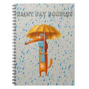 Dachshund Doodle-Notizbuch Wiener Hund Journalbuch Notizblock