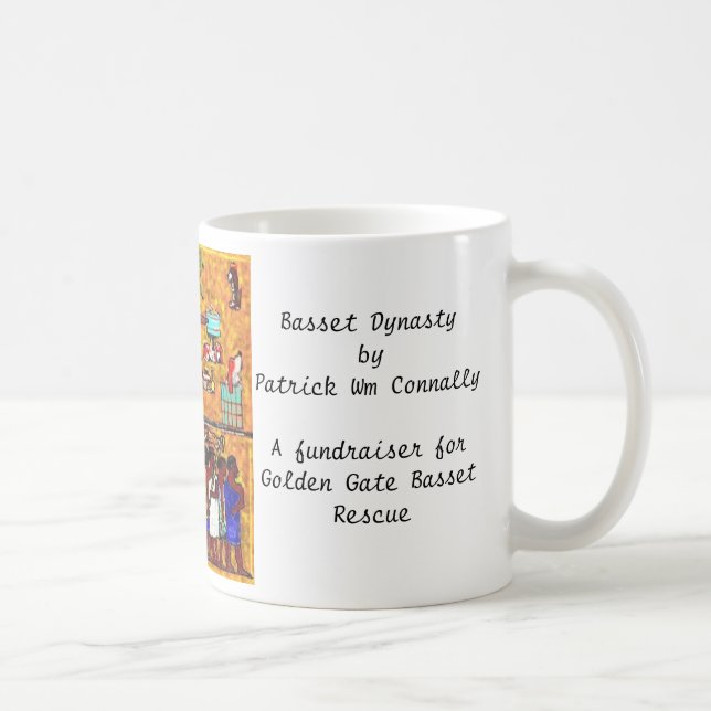 Dachshund-Dynastie-Tasse Kaffeetasse (Rechts)