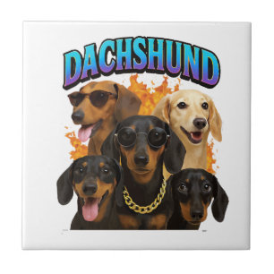 Dachshund Fliese