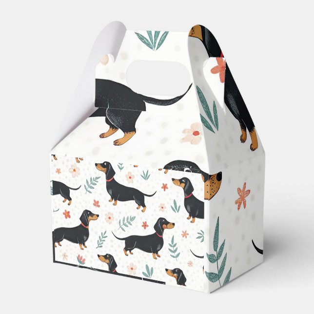 Dachshund Geschenkschachtel (Vorderseite)