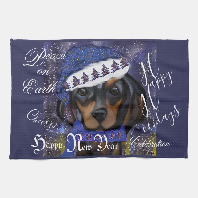 Dachshund  geschirrtuch (Horizontal)