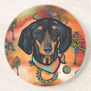 DACHSHUND GETRÄNKEUNTERSETZER