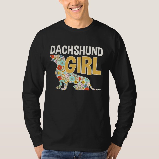 Dachshund Girl  2 T-Shirt (Vorderseite)