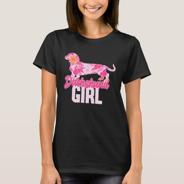 Dachshund Girl  3 T-Shirt (Vorderseite)