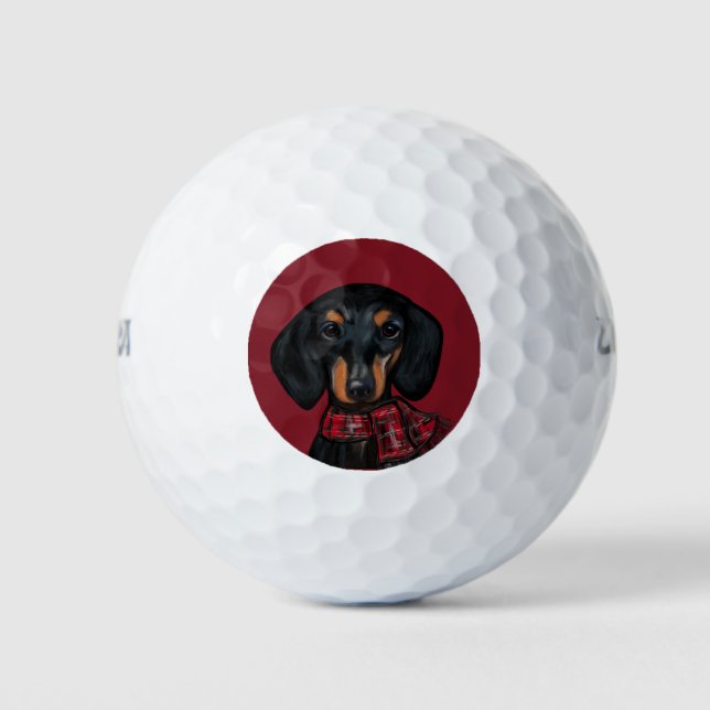 DACHSHUND        GOLFBALL (Vorderseite)