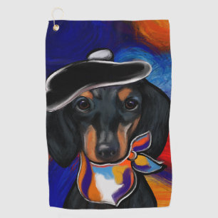 DACHSHUND       GOLFHANDTUCH