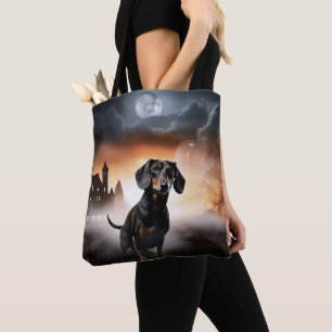 Dachshund Halloween Gruselig