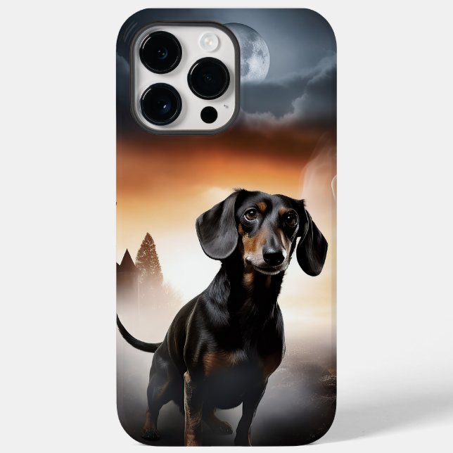 Dachshund Halloween Gruselig Case-Mate iPhone Hülle (Rückseite)