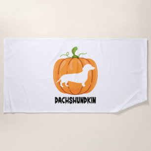 Dachshund Halloween Hund Strandtuch