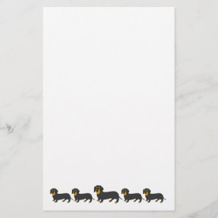 Dachshund-Hund-Design Briefpapier