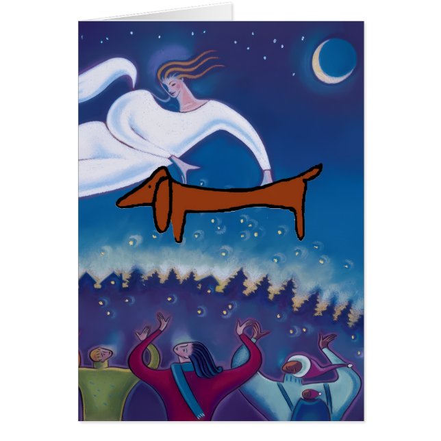 Dachshund Hund, Ein Geschenk Des Himmels (Vorne)