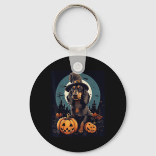 Dachshund Hund Halloween Schlüsselanhänger