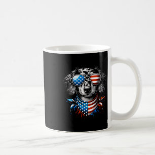 Dachshund Hund Patriotisch 4. Juli Amerikanisch Us Kaffeetasse