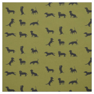 Dachshund Hund Spaß Tier Kunst Stoff