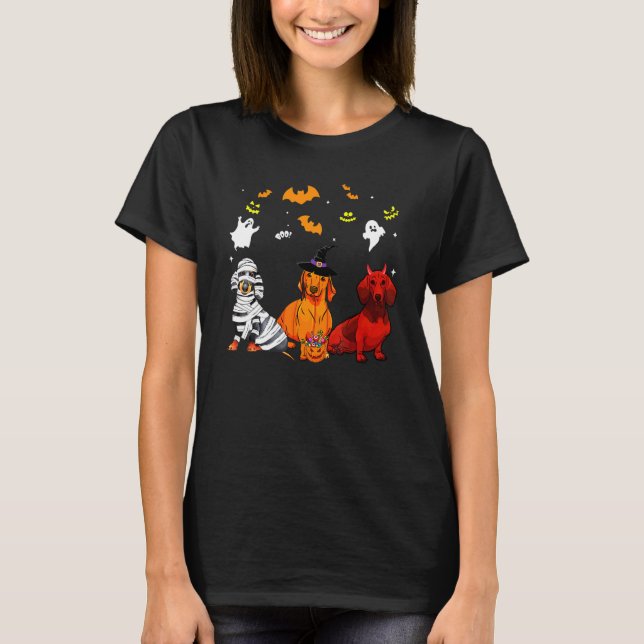 Dachshund Hund T-Shirt (Vorderseite)
