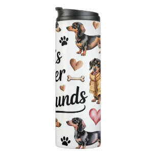 Dachshund Hund Thermosbecher