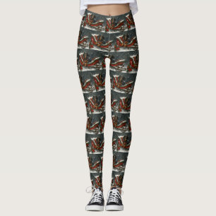 Dachshund Hund Weihnachten Festlich Leggings