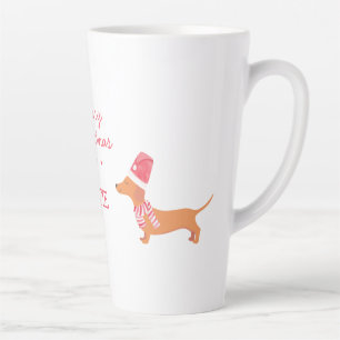 Dachshund Hund Weihnachten Milchtasse