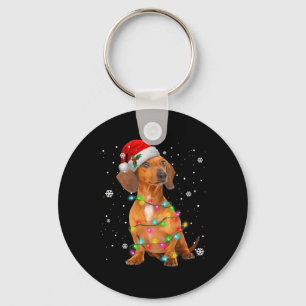 Dachshund Hunde Baum Weihnachten Xmas Geschenke Fü Schlüsselanhänger