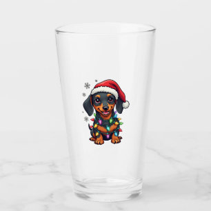 Dachshund Hunde Baum Weihnachtspullover Xmas Gesch Glas