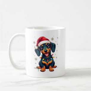 Dachshund Hunde Baum Weihnachtspullover Xmas Gesch Kaffeetasse