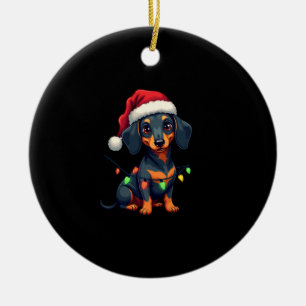 Dachshund Hunde Baum Weihnachtspullover Xmas Gesch Keramik Ornament