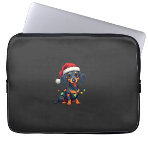 Dachshund Hunde Baum Weihnachtspullover Xmas Gesch Laptopschutzhülle