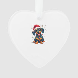 Dachshund Hunde Baum Weihnachtspullover Xmas-Gesch Ornament