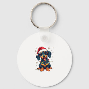 Dachshund Hunde Baum Weihnachtspullover Xmas Gesch Schlüsselanhänger