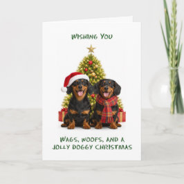 Dachshund Hunde Weihnachten