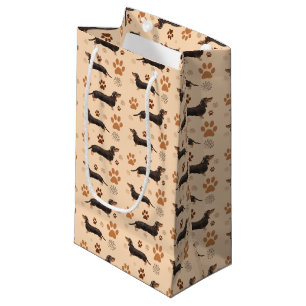 Dachshund-Hundepfoten-Geschenktasche Kleine Geschenktüte