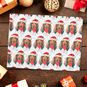 Dachshund-Hunderasse Weihnachten Fleecedecke