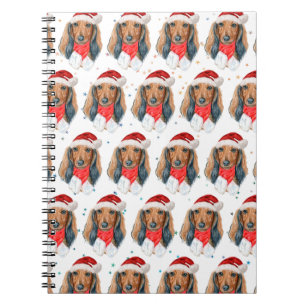 Dachshund-Hunderasse Weihnachten Notizblock