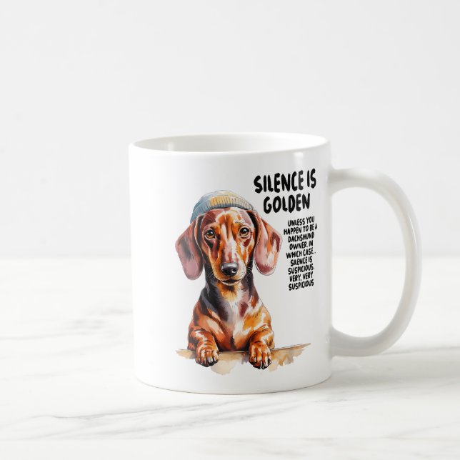 Dachshund Ideas For Women &amp; Novelty Miniature  Kaffeetasse (Rechts)