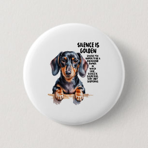 Dachshund-Ideen für Frauen & Neuheiten-Miniatur Button
