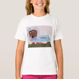 Dachshund im Hasenkostüm T-Shirt