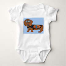 Dachshund in Racing Jacket T-Shirt