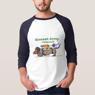 Dachshund-Jagdhund-Armee - Jetpack, Pop-Kunst T-Shirt