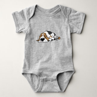 Dachshund-Jagdhund-Cartoonhund Baby Strampler