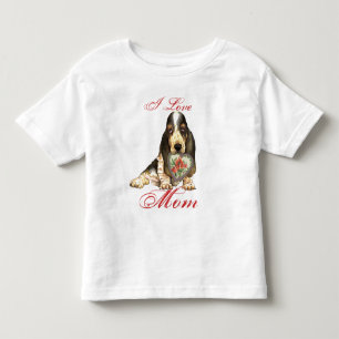 Dachshund-Jagdhund-Herz-Mama Kleinkind T-shirt
