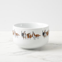 Dachshund-Jagdhund-Hundesuppen-Tasse